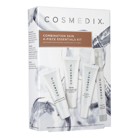 COSMEDIX Combination Skin 4-Piece Essentials Kit - Набір для комбінованої, жирної шкіри